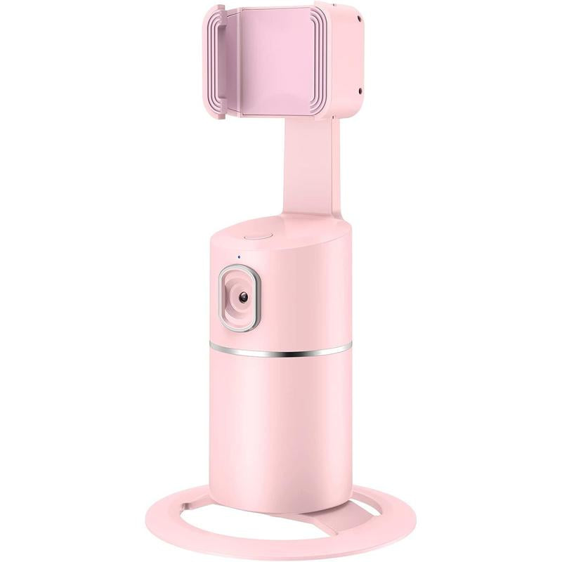 Automatic Face Tracking Phone Holder Tripod, No App Required, 360 ° Rotation Smart Face Body Tracking Tripod Selfie Phone Camera Install Phone Holder, Suitable for Tiktok, Vlog, Live Streaming, Youtube Videos