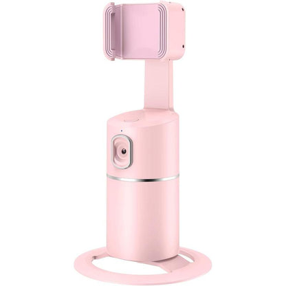Automatic Face Tracking Phone Holder Tripod, No App Required, 360 ° Rotation Smart Face Body Tracking Tripod Selfie Phone Camera Install Phone Holder, Suitable for Tiktok, Vlog, Live Streaming, Youtube Videos