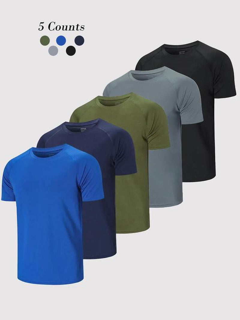 Men's Athletic Fit Quick-Dry Football Jersey - Casual T-Shirt for Gym, Running, and Everyday Wear (Size Up Recommended)