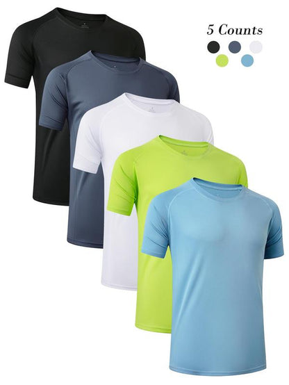 Men's Athletic Fit Quick-Dry Football Jersey - Casual T-Shirt for Gym, Running, and Everyday Wear (Size Up Recommended)