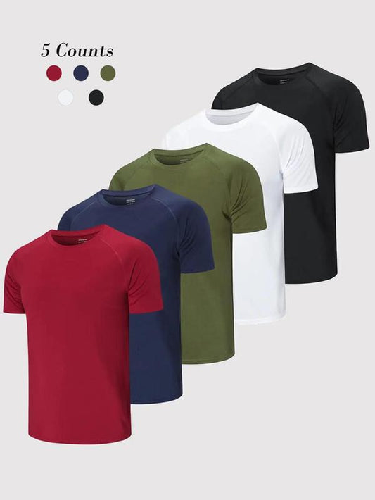 Men's Athletic Fit Quick-Dry Football Jersey - Casual T-Shirt for Gym, Running, and Everyday Wear (Size Up Recommended)
