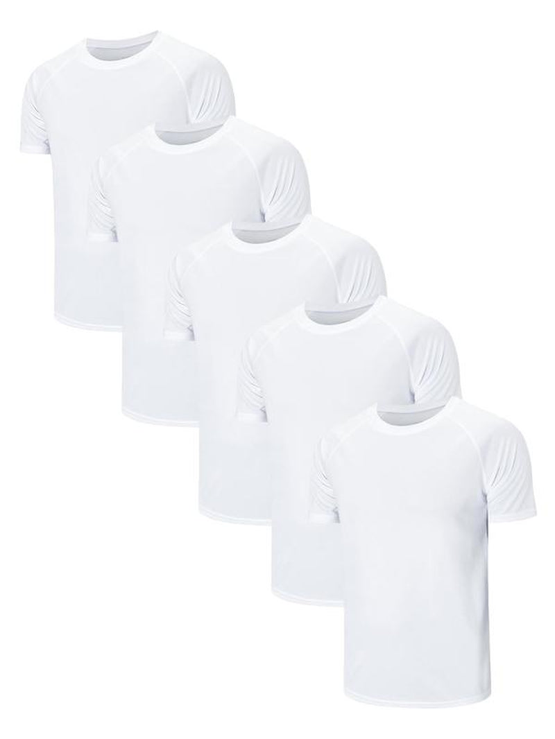 Men's Athletic Fit Quick-Dry Football Jersey - Casual T-Shirt for Gym, Running, and Everyday Wear (Size Up Recommended)