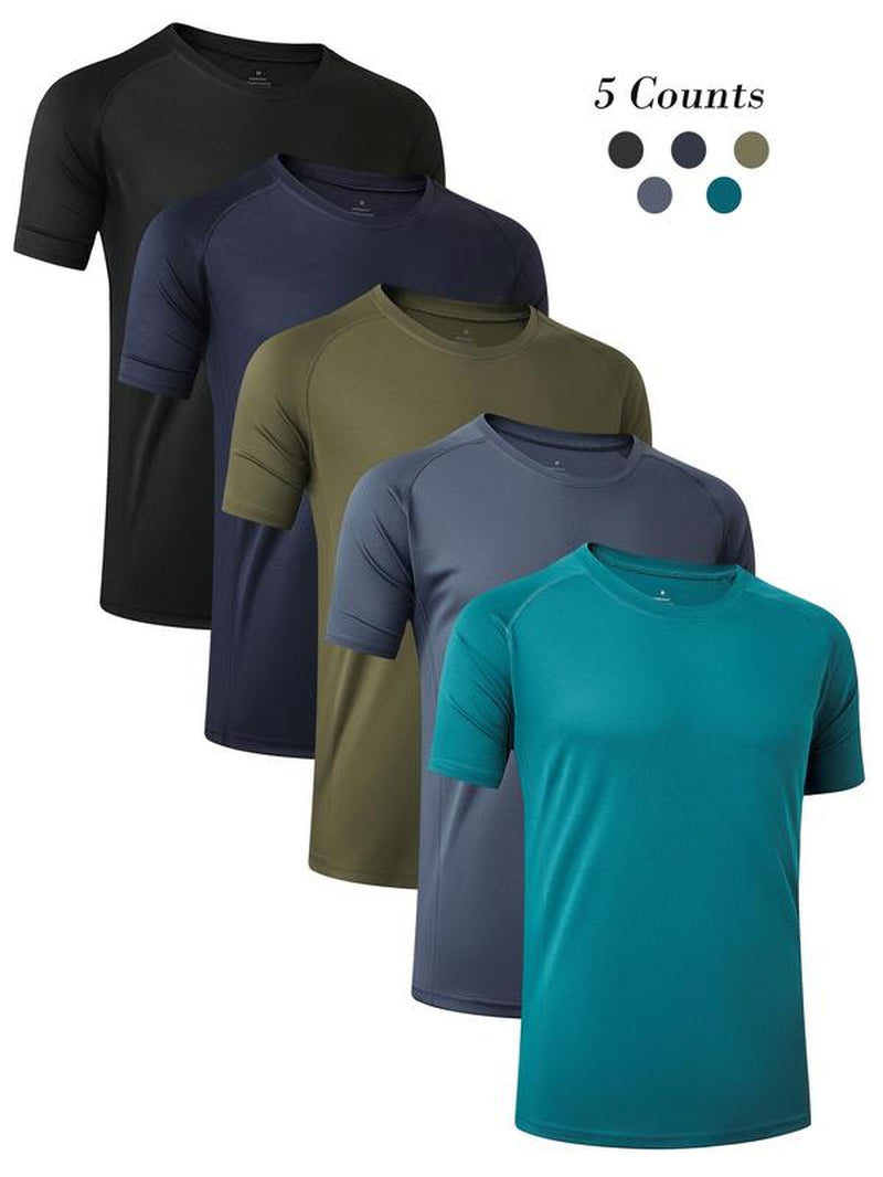 Men's Athletic Fit Quick-Dry Football Jersey - Casual T-Shirt for Gym, Running, and Everyday Wear (Size Up Recommended)