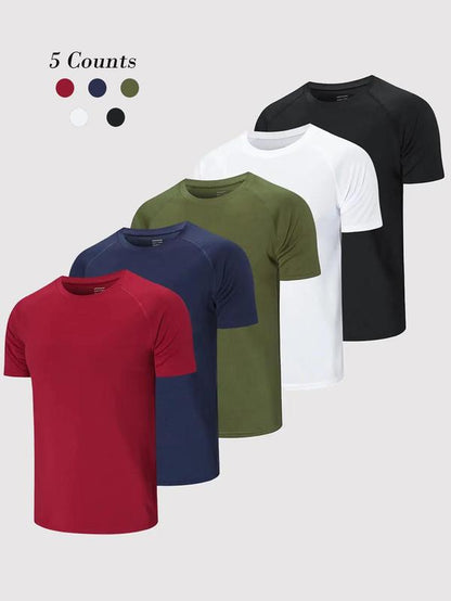 Men's Athletic Fit Quick-Dry Football Jersey - Casual T-Shirt for Gym, Running, and Everyday Wear (Size Up Recommended)