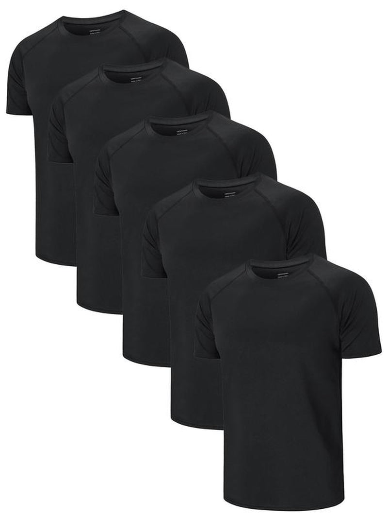 Men's Athletic Fit Quick-Dry Football Jersey - Casual T-Shirt for Gym, Running, and Everyday Wear (Size Up Recommended)