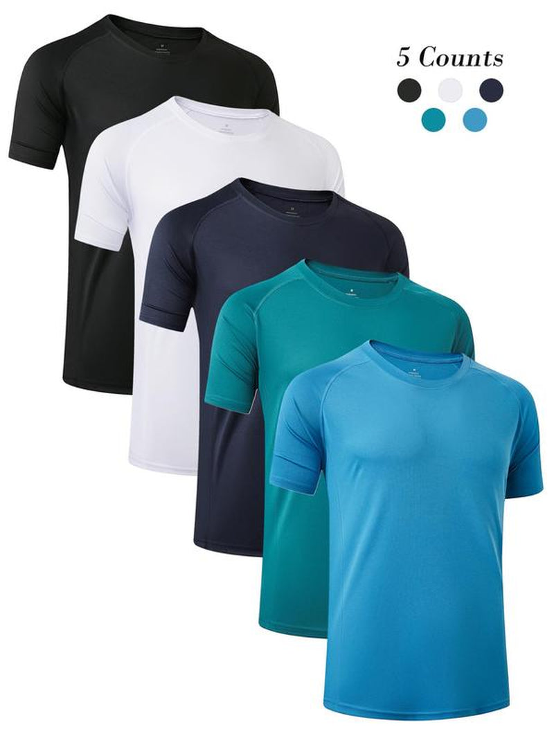 Men's Athletic Fit Quick-Dry Football Jersey - Casual T-Shirt for Gym, Running, and Everyday Wear (Size Up Recommended)